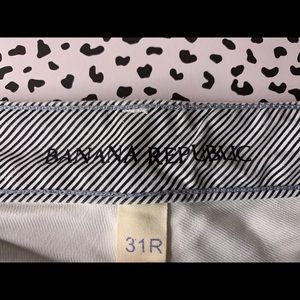 Banana Republic Bootcut White Jeans